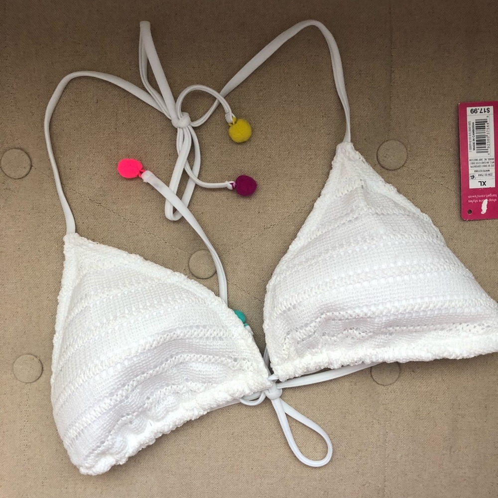 Crochet bikini top